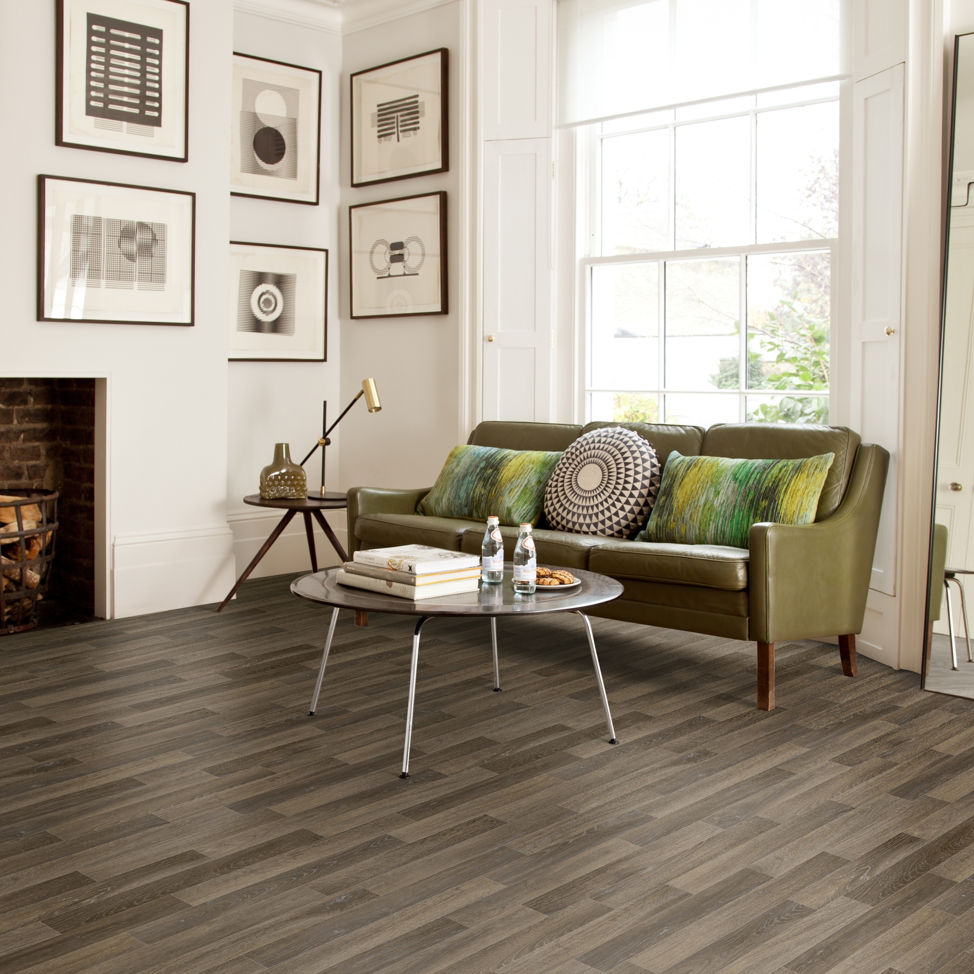 Изображение товара Линолеум Дуб Перано 32 класс 2.5 м Россия структурный для жилых помещений