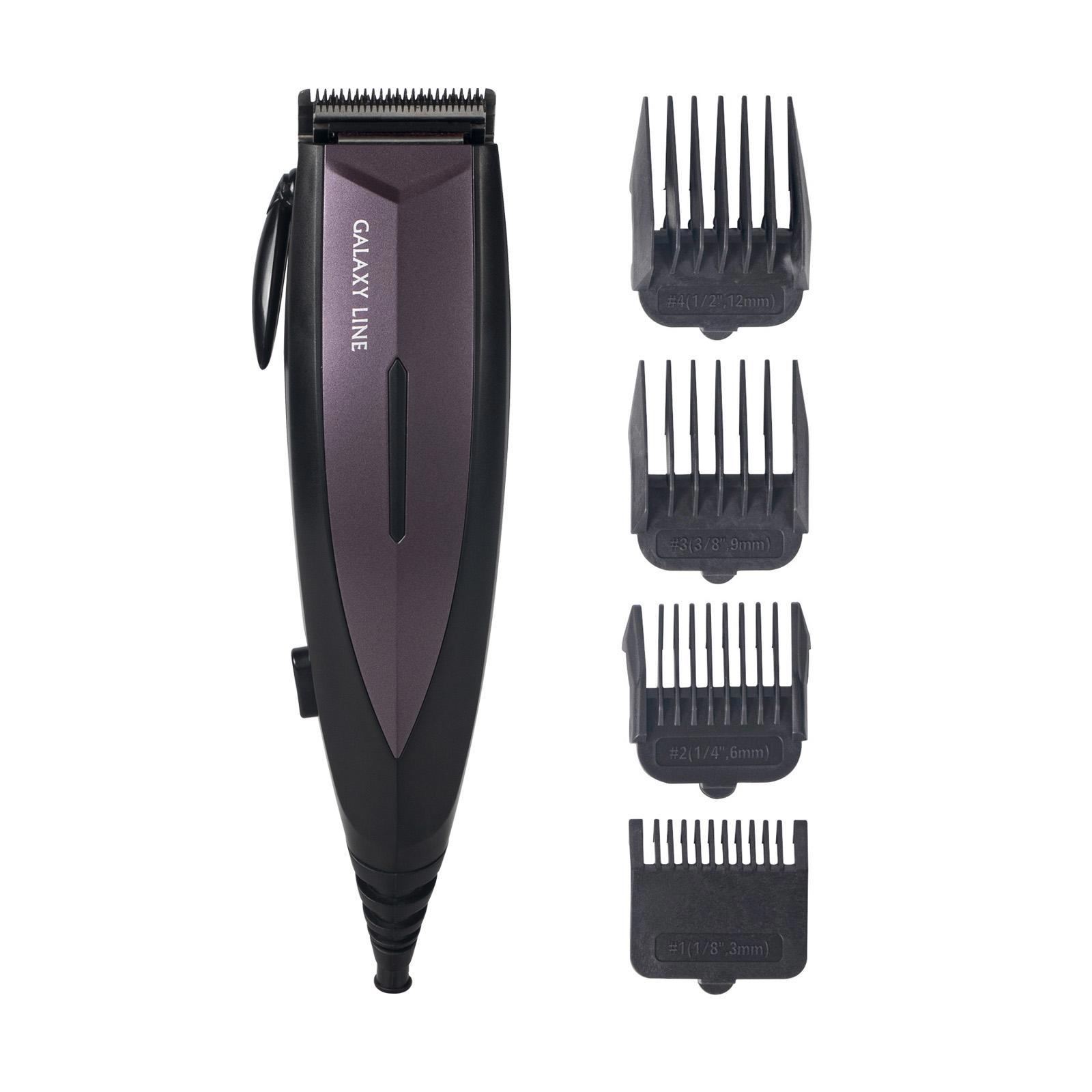 Изображение товара Набор для стрижки Galaxy Line GL4167 с насадками, регулируемой длиной и лезвиями из нержавеющей ста