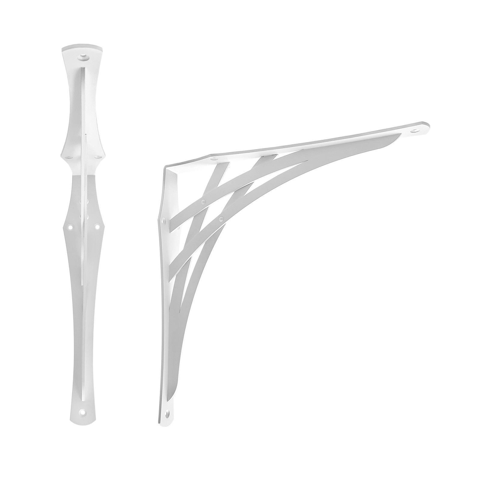 Изображение товара Кронштейн Балтик 400 40x40 см нагрузка до 80 кг белый