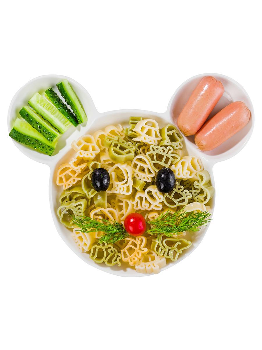 Изображение товара Сервировочная тарелка Мышка ELAN GALLERY из фарфора 3 секции для сервировки стола