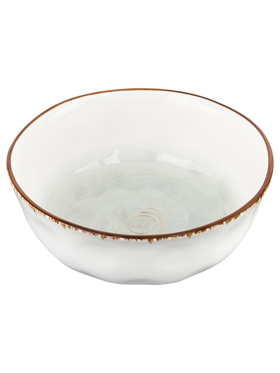 Изображение товара Миска Elan Gallery Кантри 1000 мл голубая фарфор современный дизайн