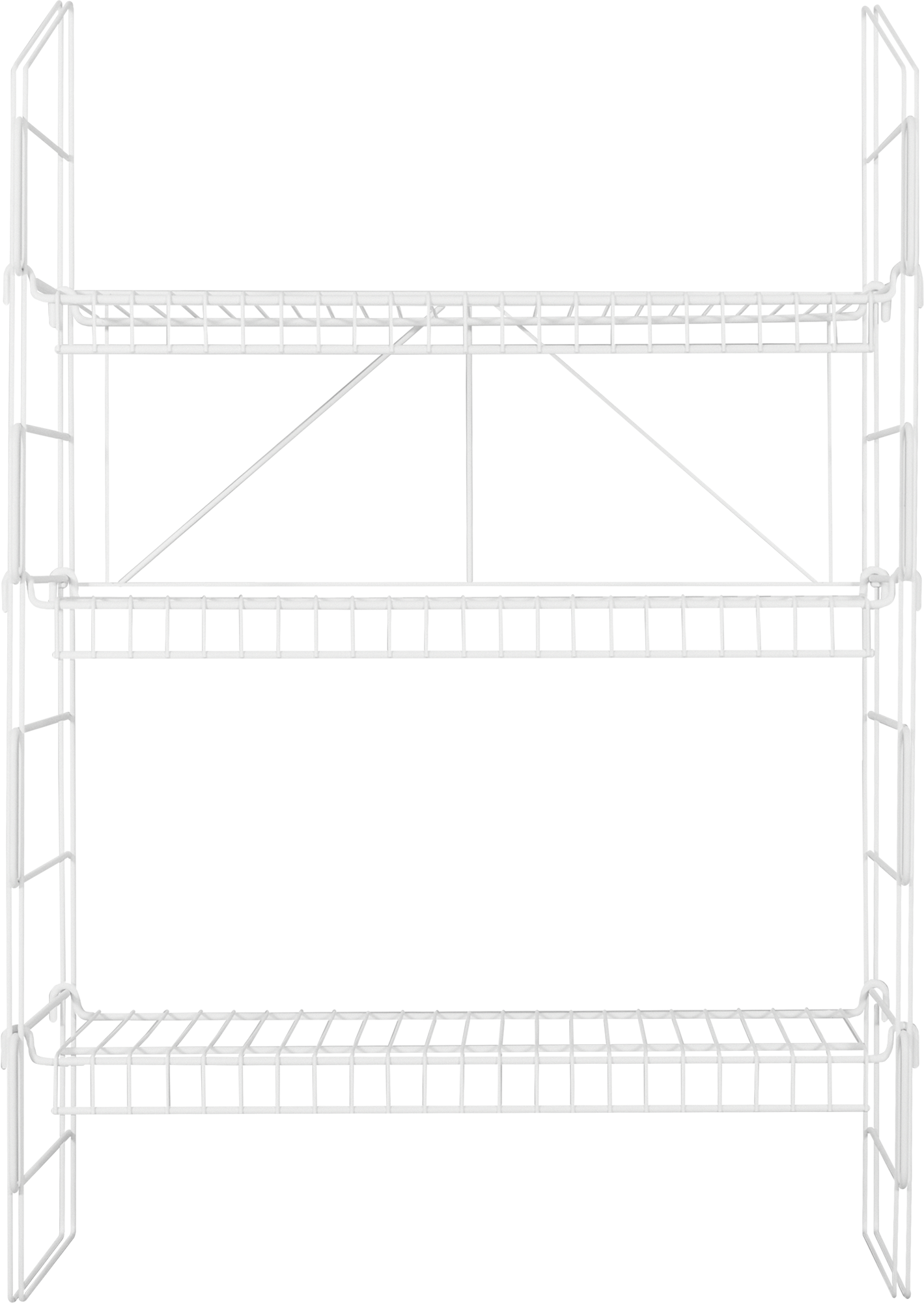 Стеллаж для рассады 3 полки 62x93x33 см, металл окрашенный - 1