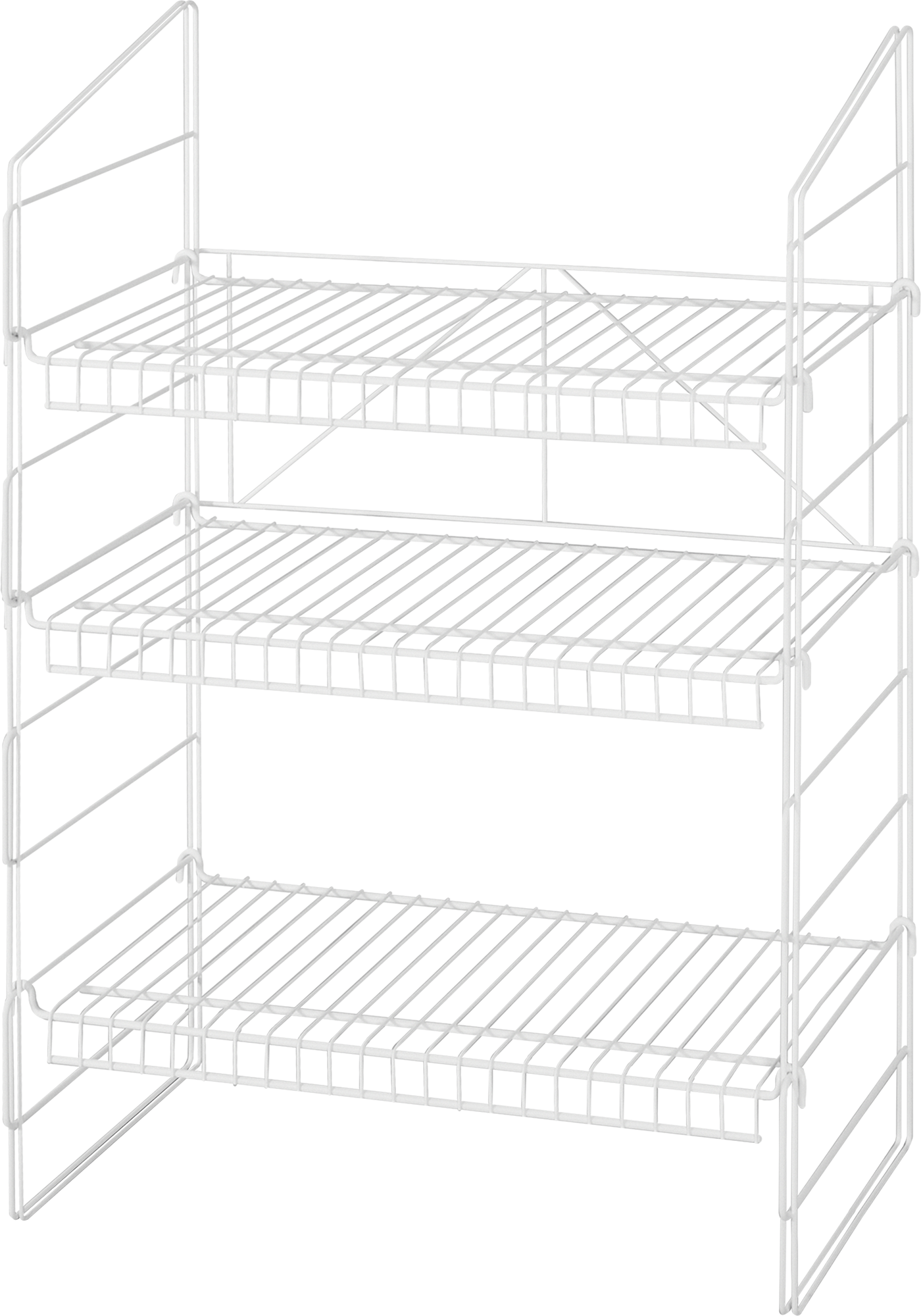 Изображение товара Стеллаж для рассады 3 полки 62x93x33 см, металл окрашенный