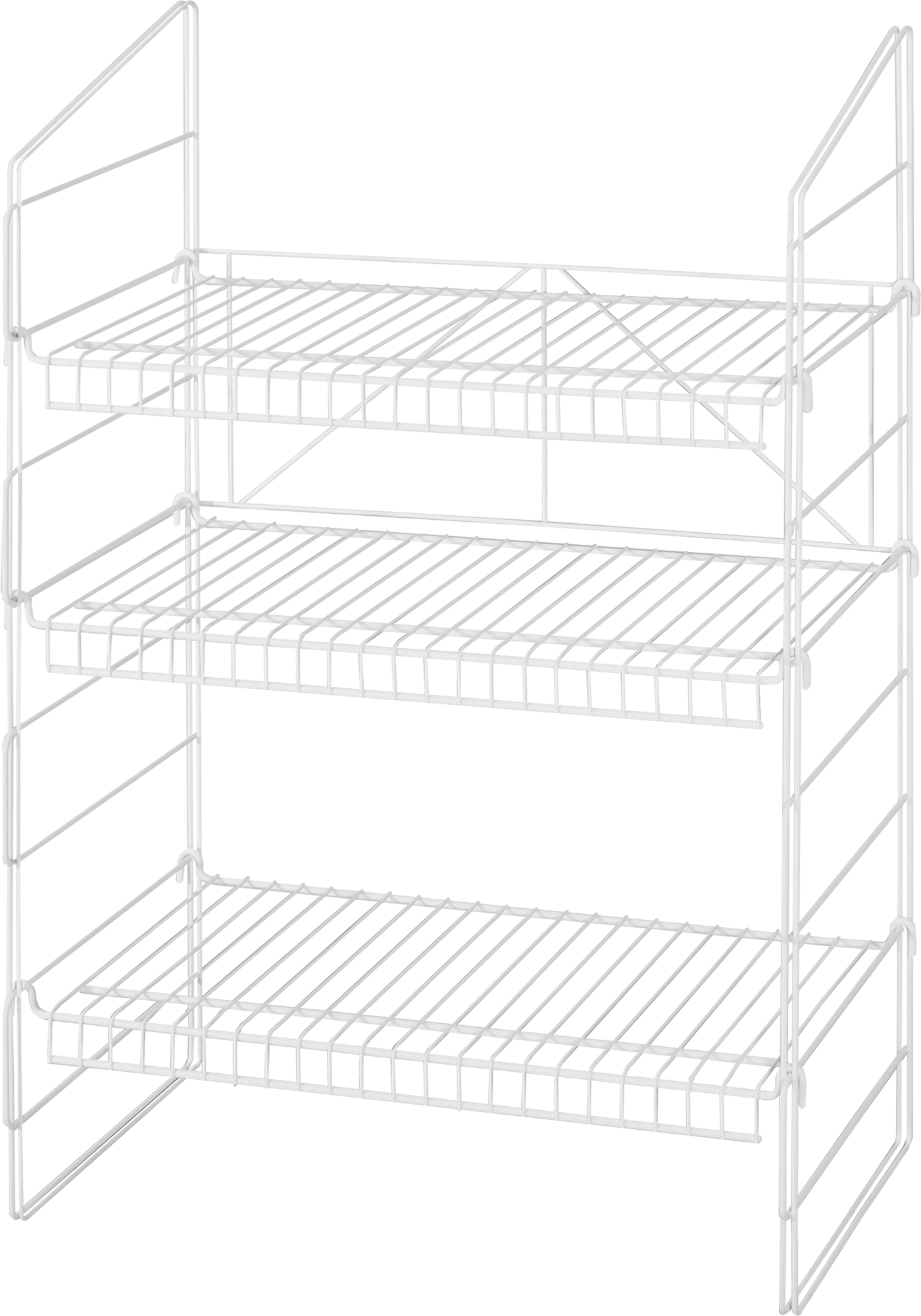 Стеллаж для рассады 3 полки 62x93x33 см, металл окрашенный