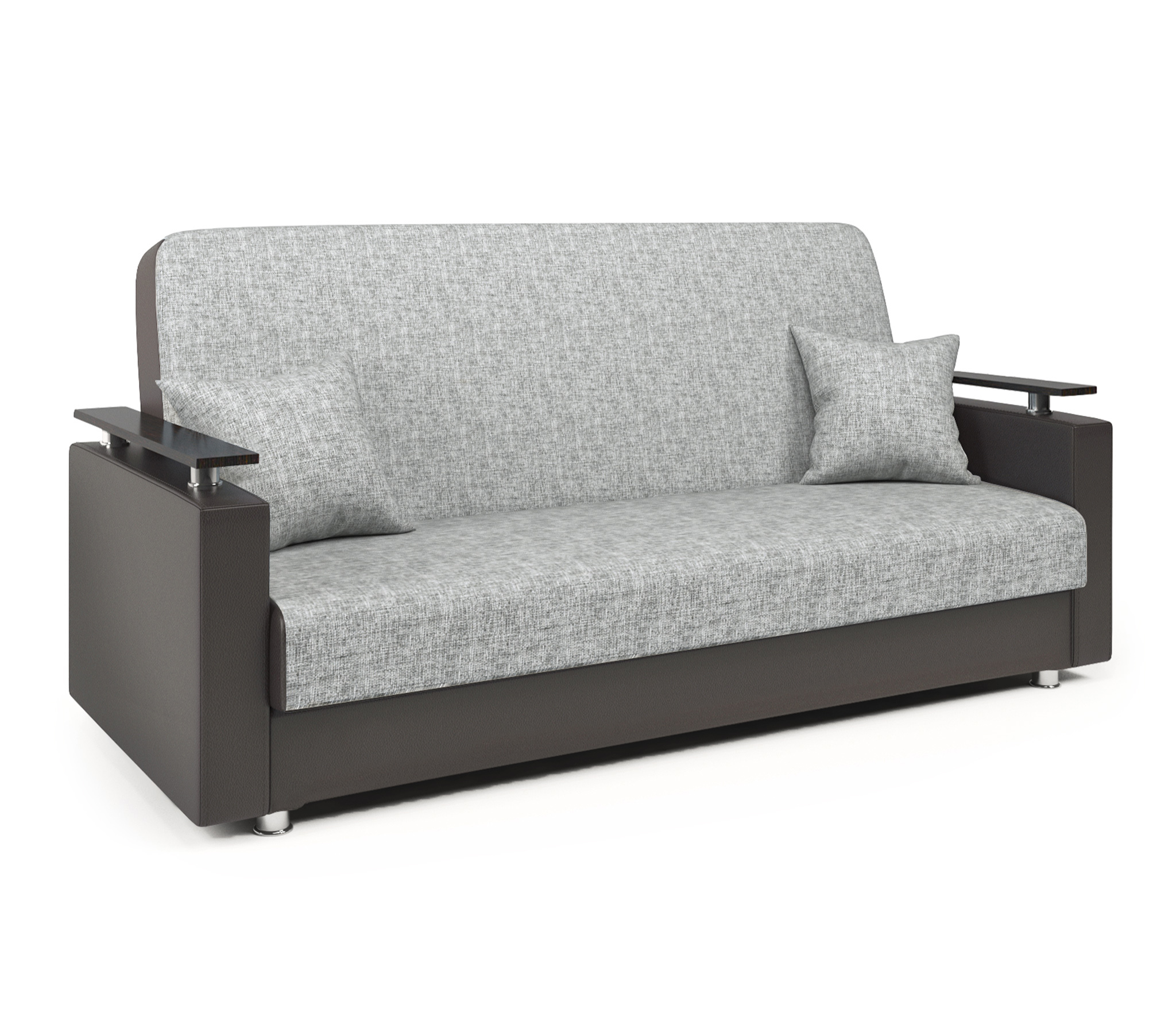 Изображение товара Диван Шарм-Дизайн Мелодия ДП №2 140 215x100x100 см шенилл цвет серый 104210031