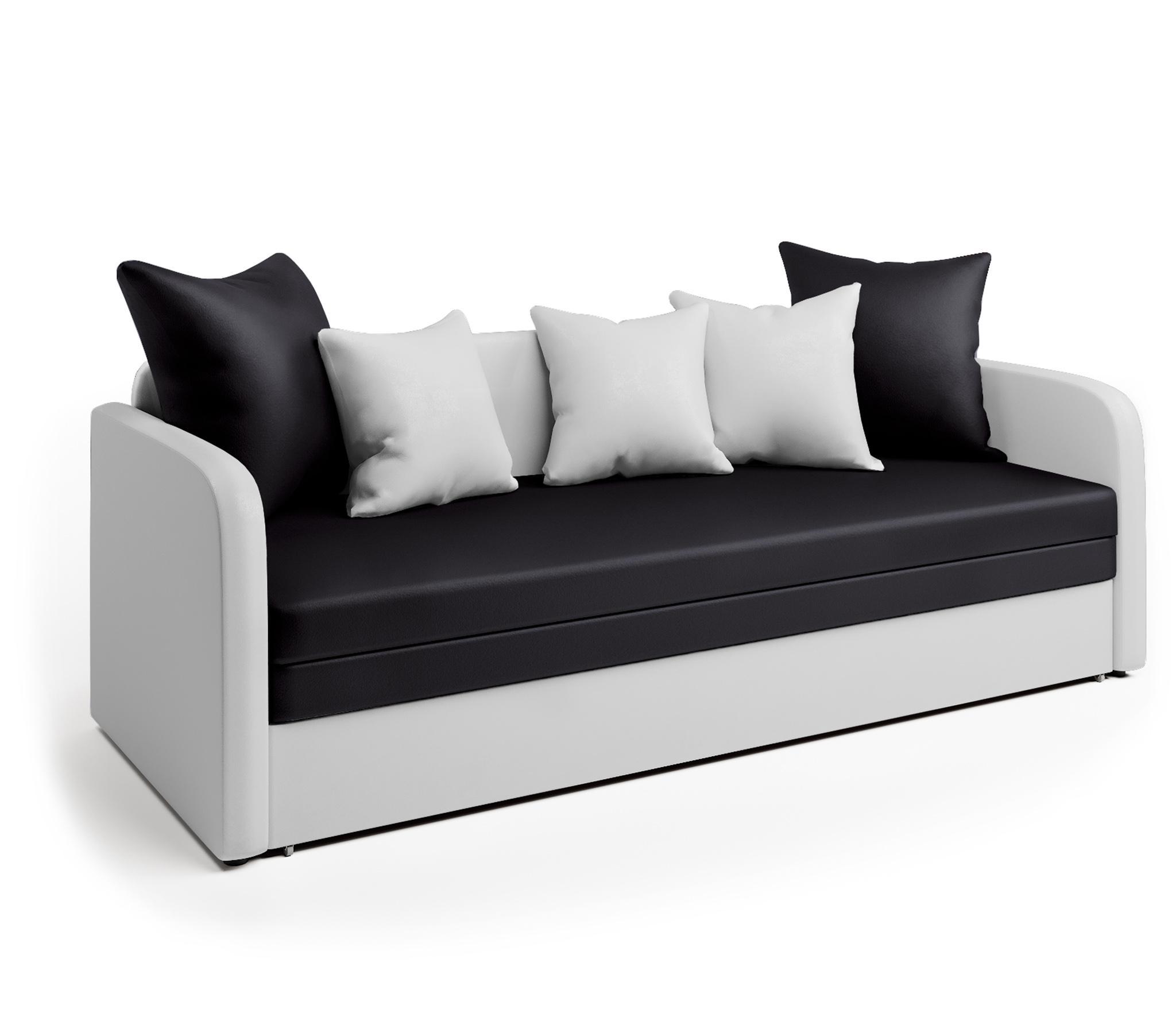 Изображение товара Диван Шарм-Дизайн Трио 210x72 см белый экокожа Изображение товара Диван Шарм-Дизайн Трио 210x72 см белый экокожа