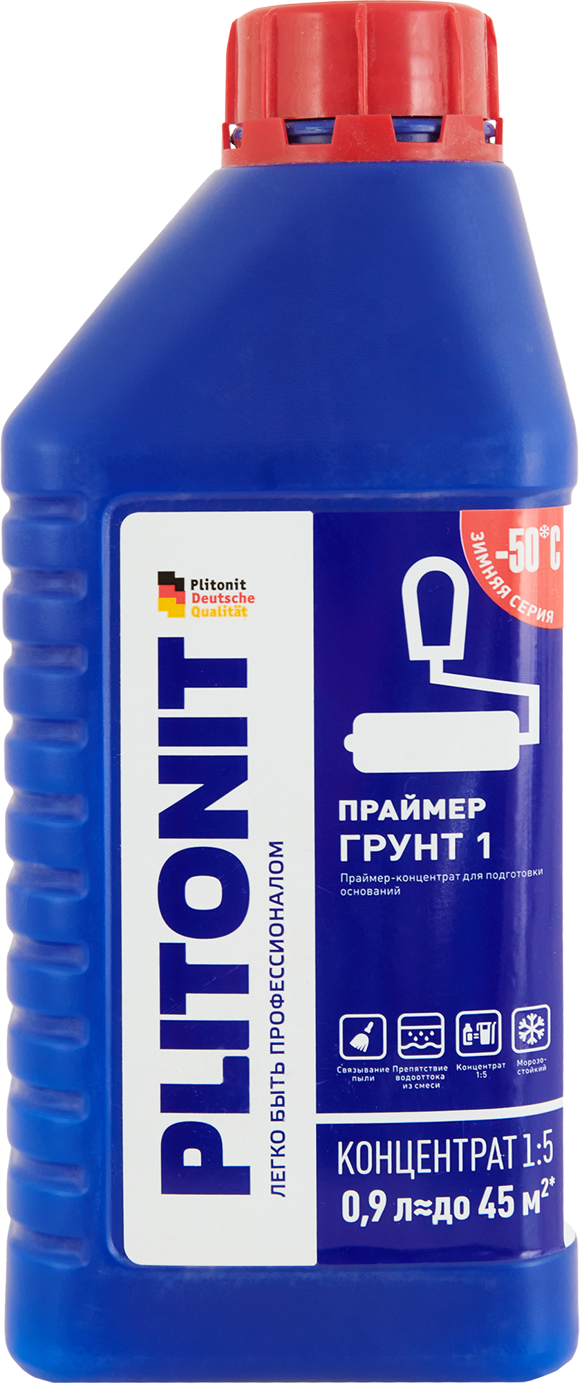 Изображение товара Грунтовка универсальная Plitonit Грунт 1, 0.9 л Изображение товара Грунтовка универсальная Plitonit Грунт 1, 0.9 л