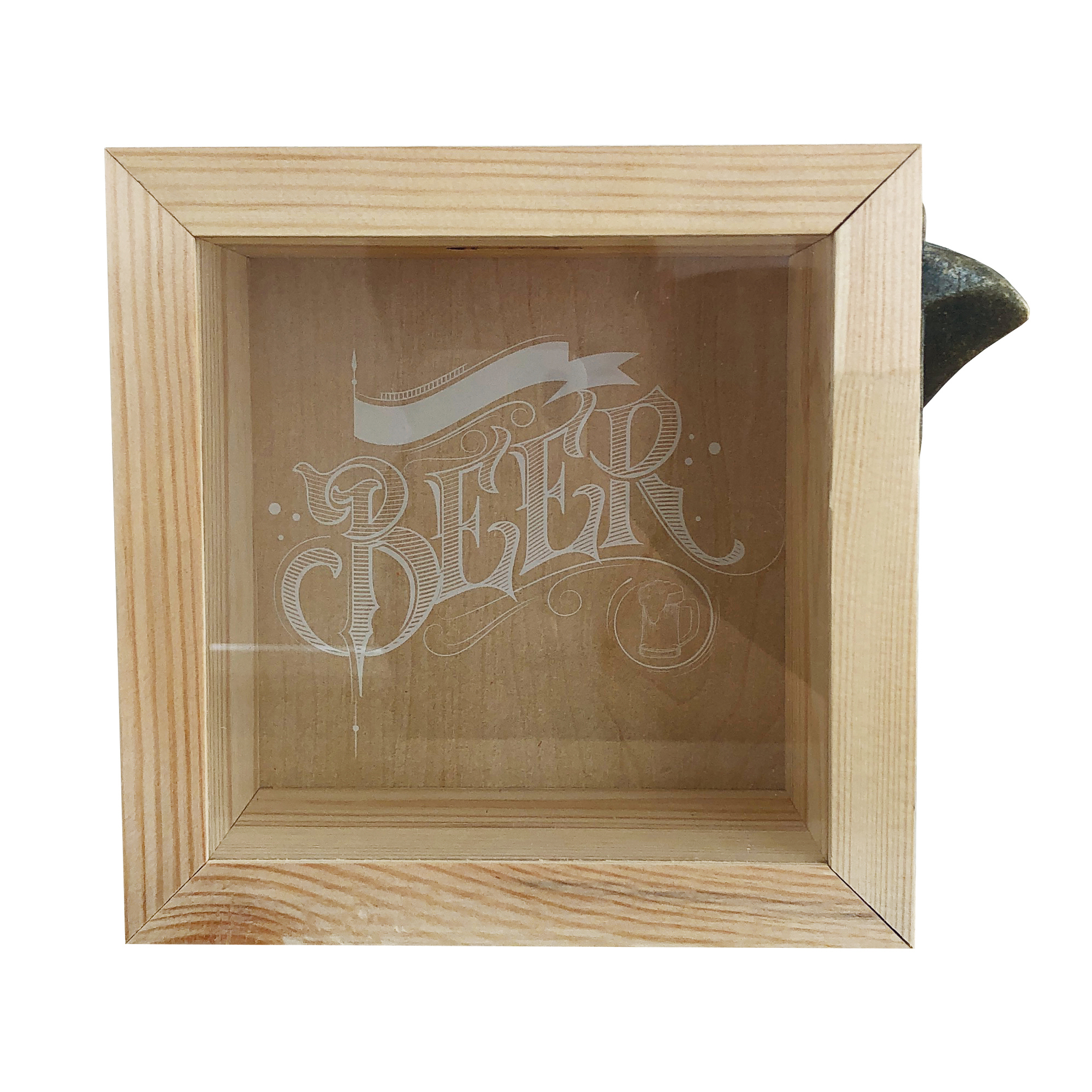 Изображение товара Копилка для пробок Beer 15x15 см цвет сосна