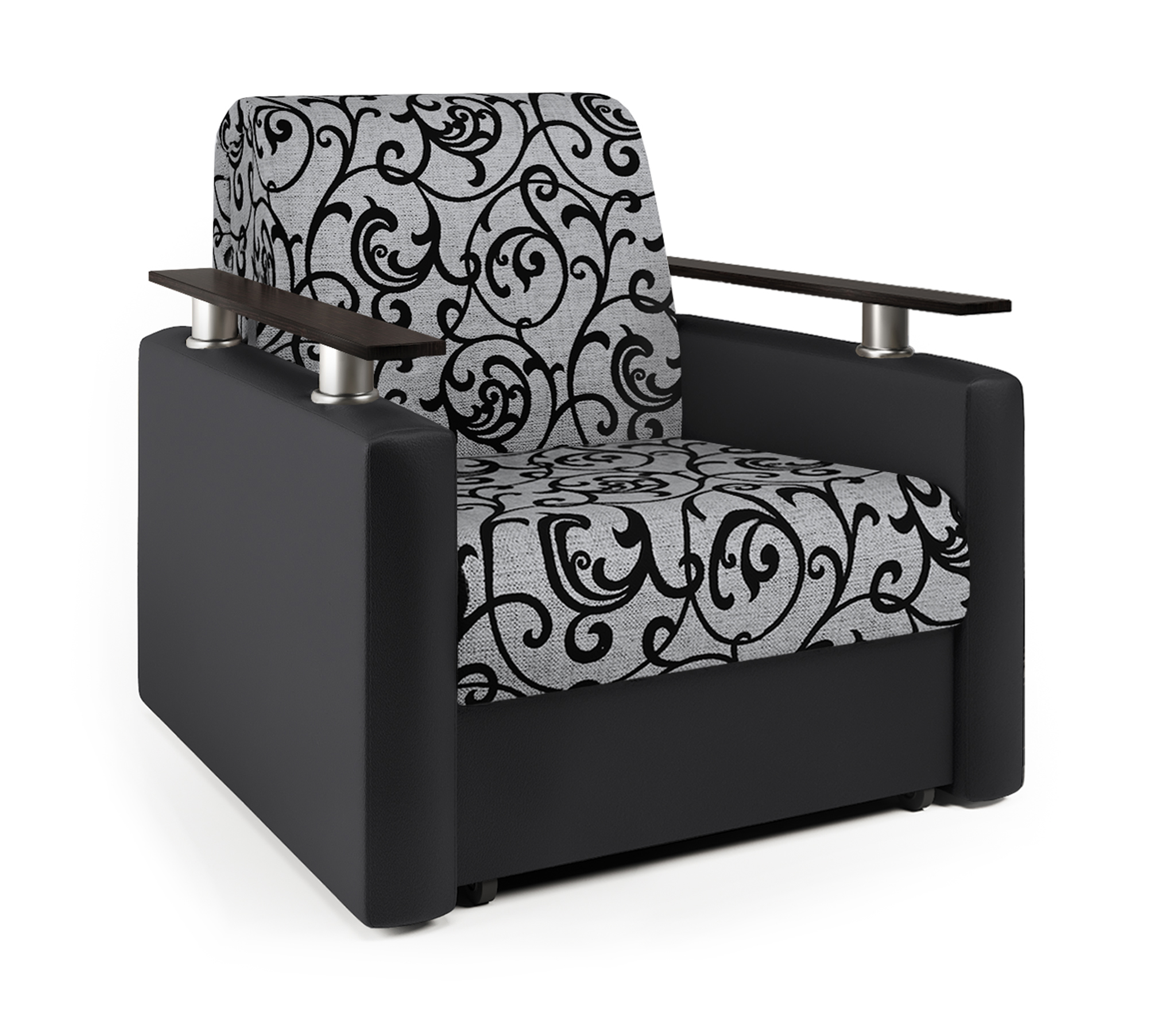 Изображение товара Кресло-кровать Шарм-Дизайн Шарм 60 серый 80x95x110 см