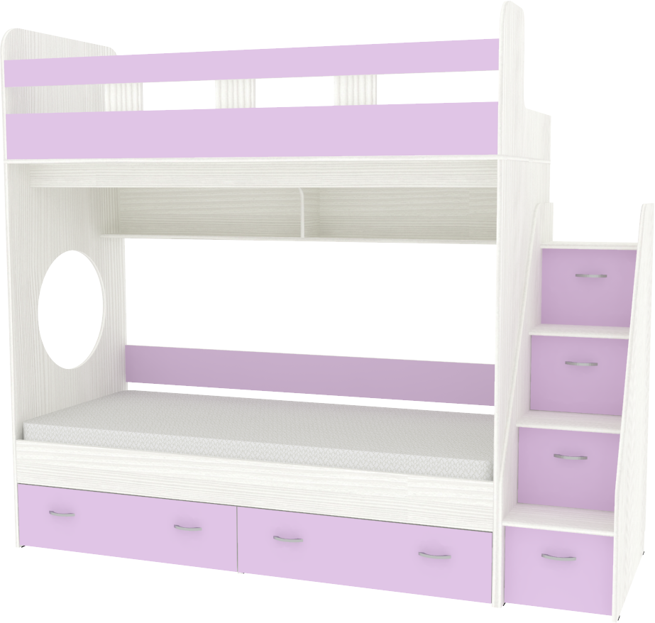 Изображение товара Кровать Кариви КИВи 234x200x84 см ЛДСП цвет светлое дерево 00288-04-25-25