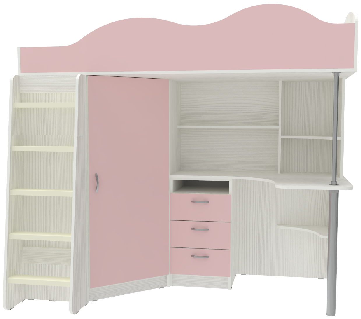 Изображение товара Кровать Кариви КИВи 193x170x88 см ЛДСП цвет светлое дерево 00323-04-23-00