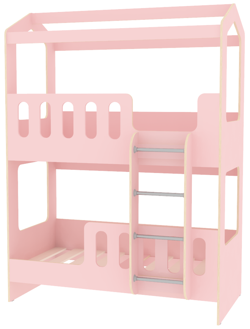 Изображение товара Кровать Кариви Сказочный Домик 163.20x222.60 см Розовая