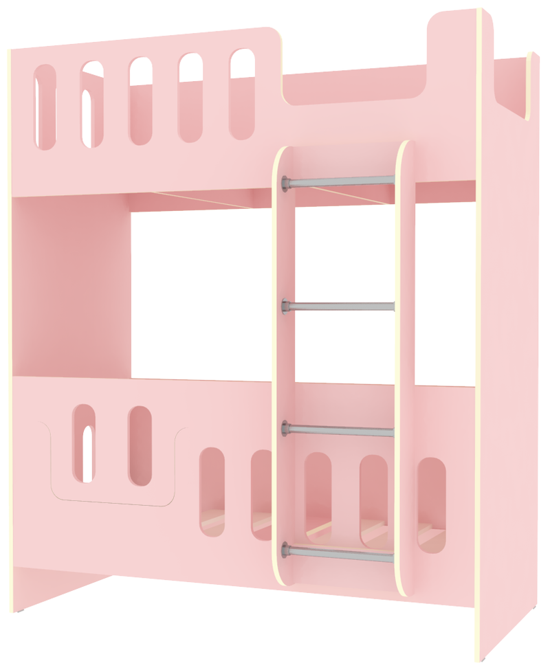 Изображение товара Кровать Кариви Сказочный Домик 163.20x191.40x98.40 см ЛДСП цвет розовый