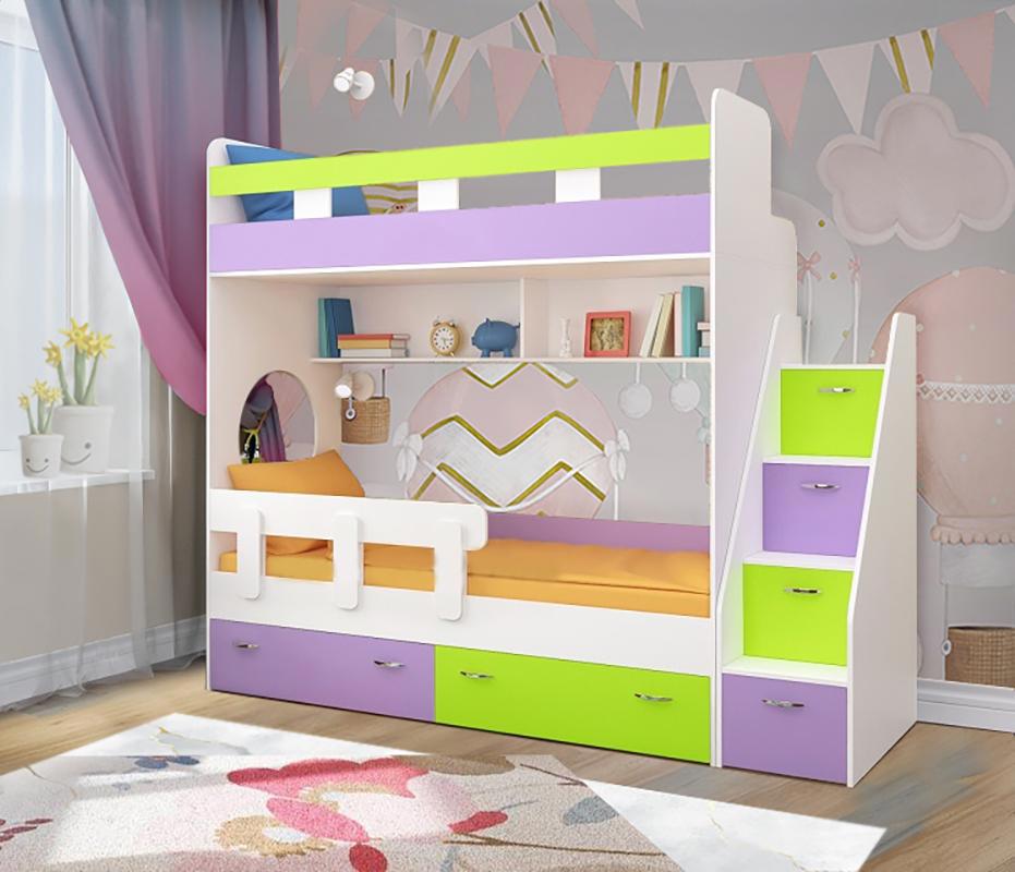 Изображение товара Кровать Кариви КИВи двухъярусная 234x200 см венге