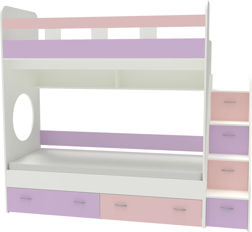 Изображение товара Кровать Кариви КИВи 234x200x84 см ЛДСП цвет ирис 00288-33-2523