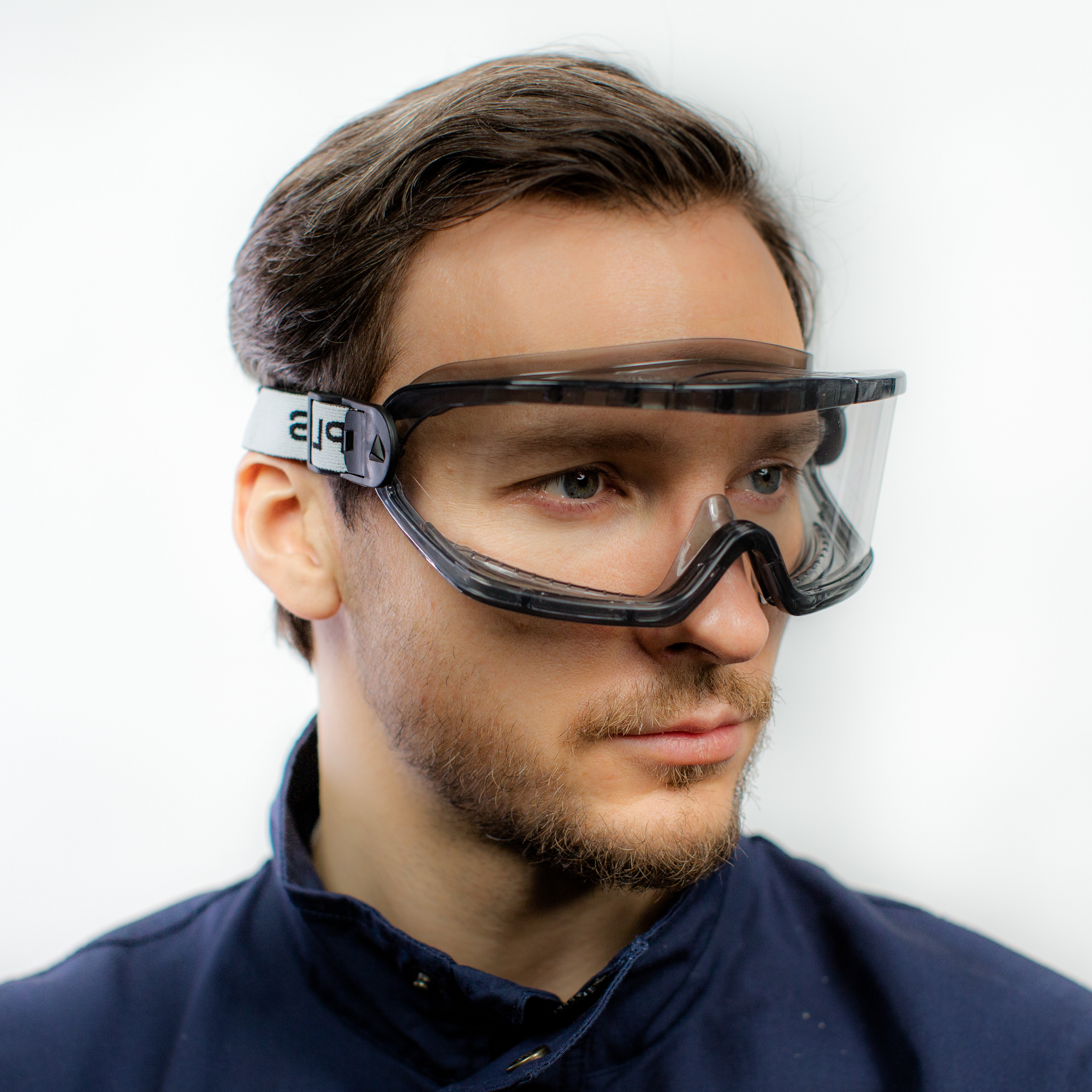 Изображение товара Очки защитные закрытые с обтюратором Delta Plus Galeras Clear прозрачные с защитой от запотевания и царапин