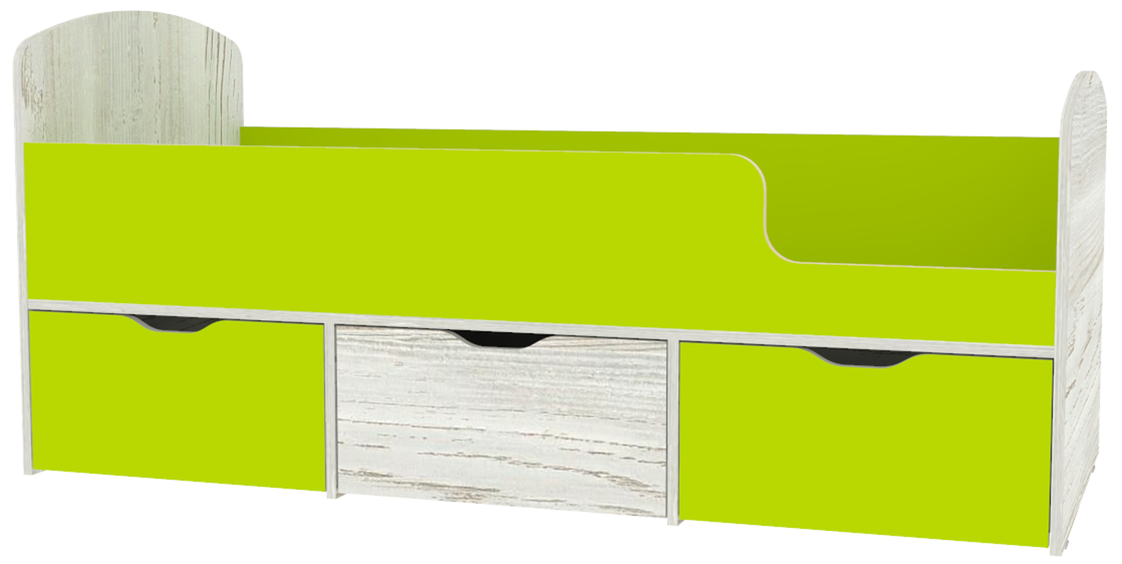 Изображение товара Кровать Кариви КИВи 163x63x73 см ЛДСП цвет лайм 00352-30-24-00