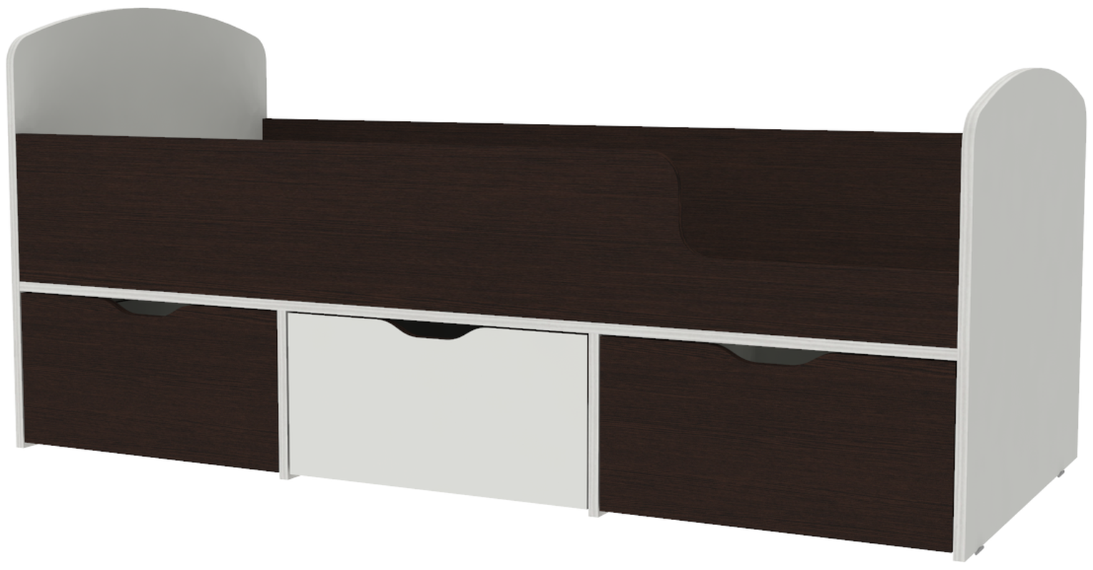 Изображение товара Кровать Кариви КИВи для детей от 2 до 8 лет цвет венге