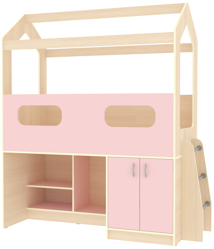 Изображение товара Кровать Кариви Сказочный Домик для детей 181.20x203 см