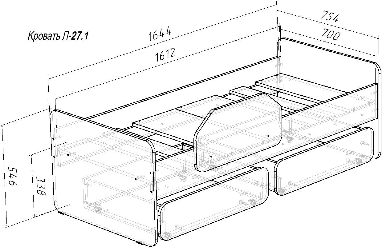 Изображение товара Двухъярусная кровать Кариви Сказка 179x140.50x176 см белая для детей