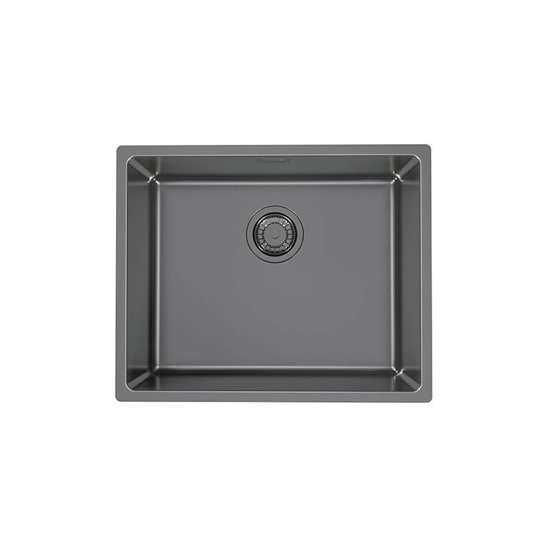 Изображение товара Врезная мойка Alveus KOMBINO 54.20x44.20 см глубина 19.50 см нержавеющая сталь 304 цвет черный