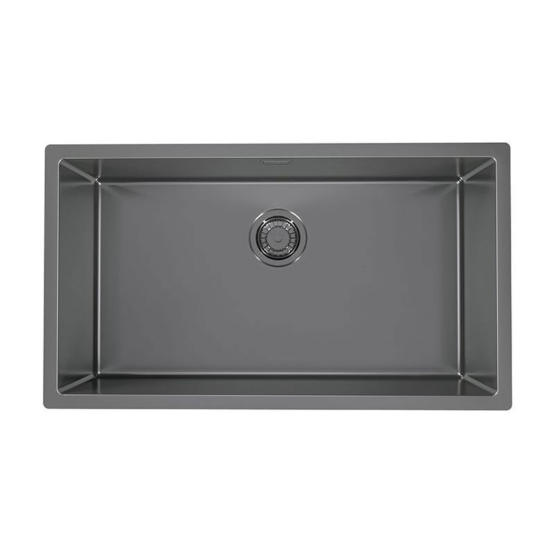 Изображение товара Врезная мойка Alveus QUADRIX MONARCH 79x45 см черная нержавеющая сталь