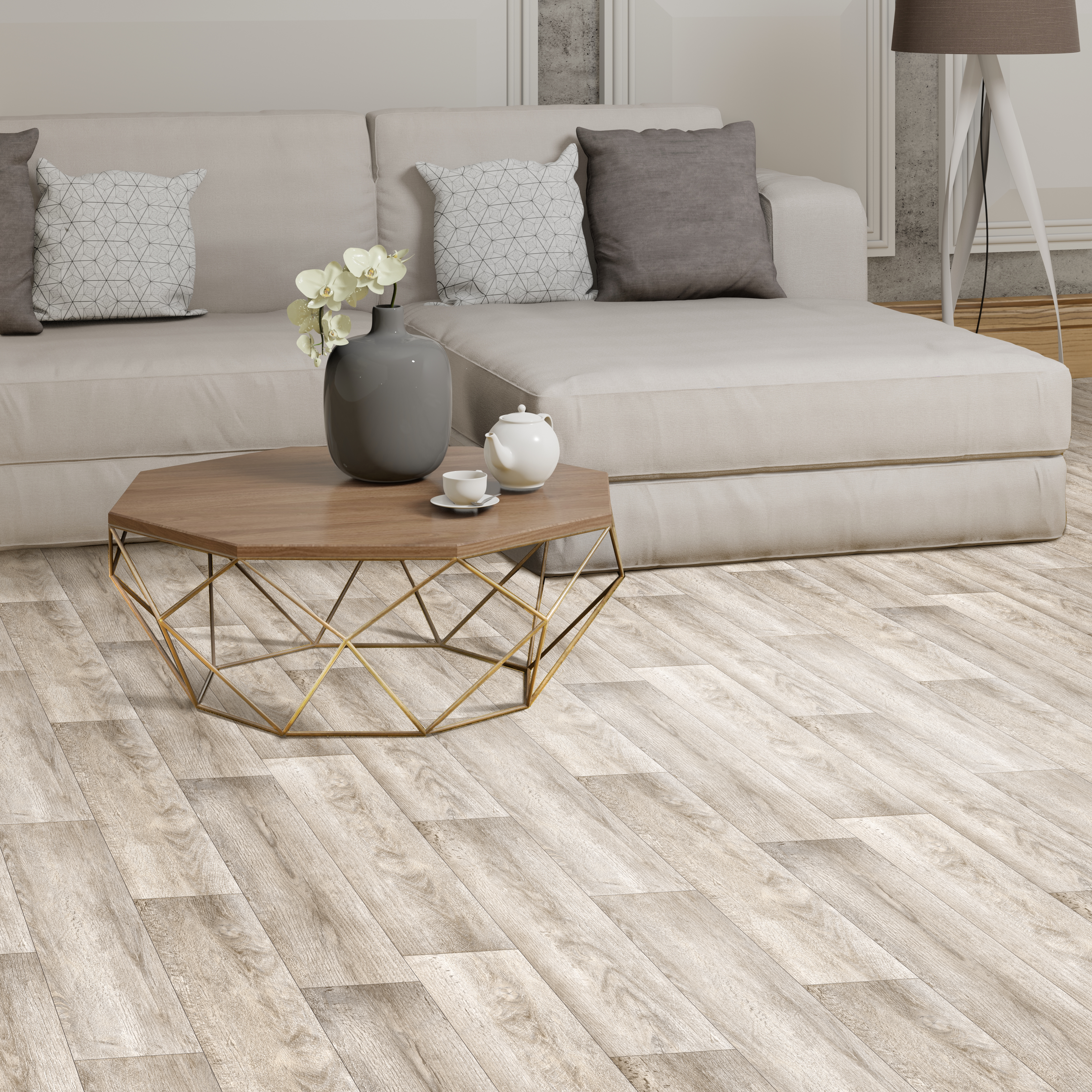 Изображение товара Линолеум Дуб Дорен 22 класс 2.8 мм 2.5 м для жилых помещений