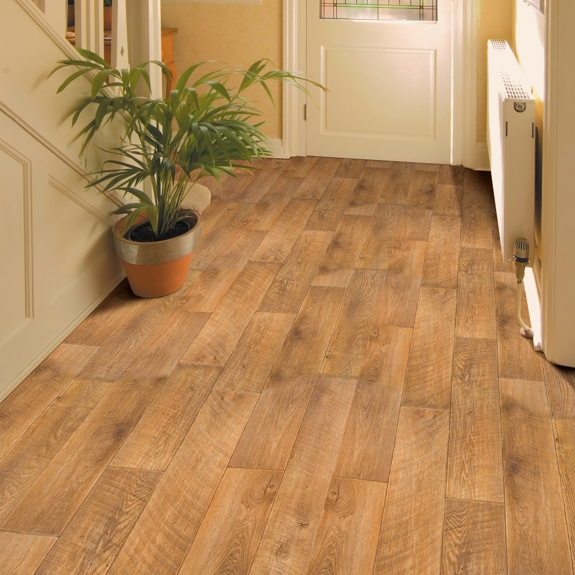 Изображение товара Линолеум Дуб Лоренц 31 класс 2,5 м бытовой с текстурой дерева