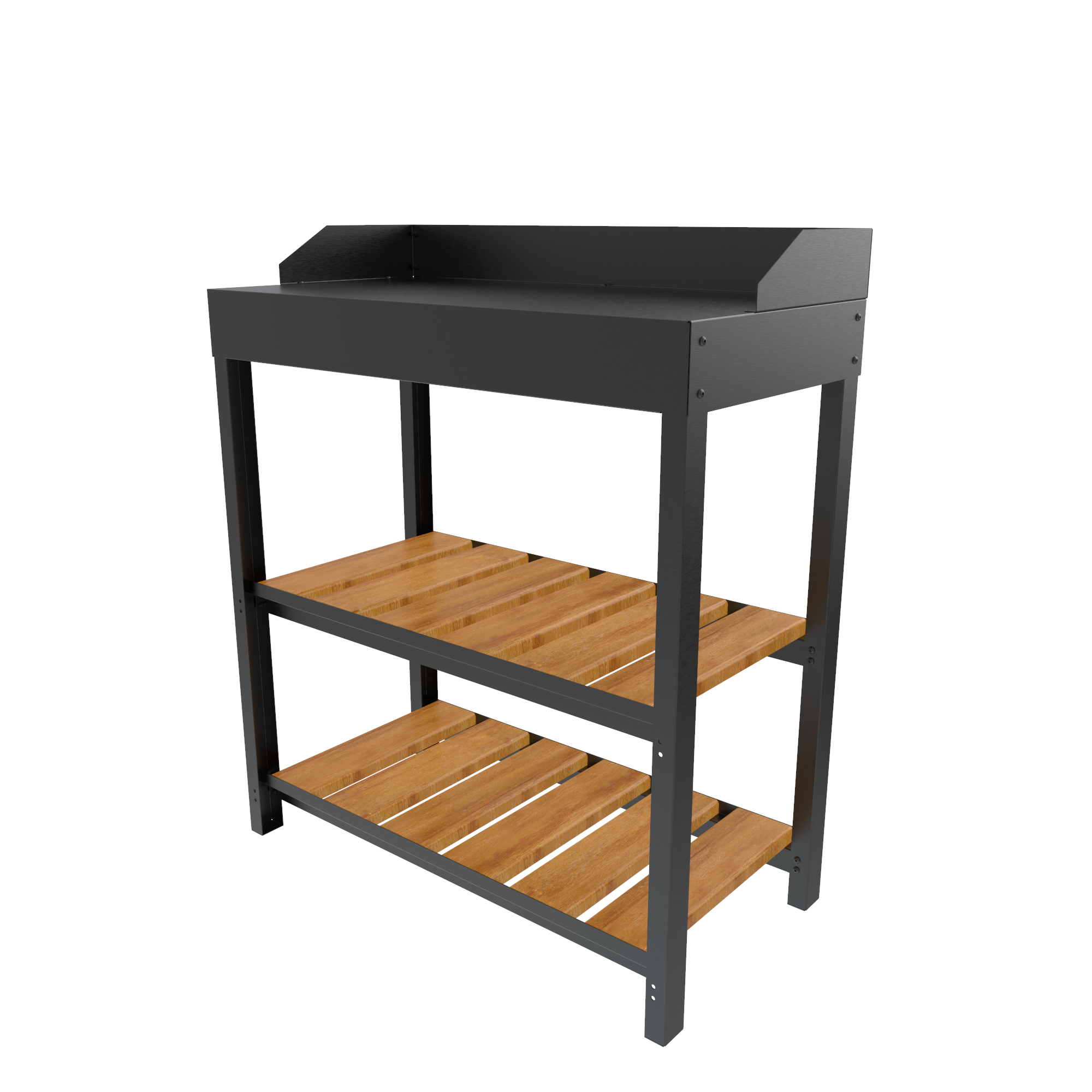 Изображение товара Стол Master Expert 76x88x38 см сталь/дерево черный