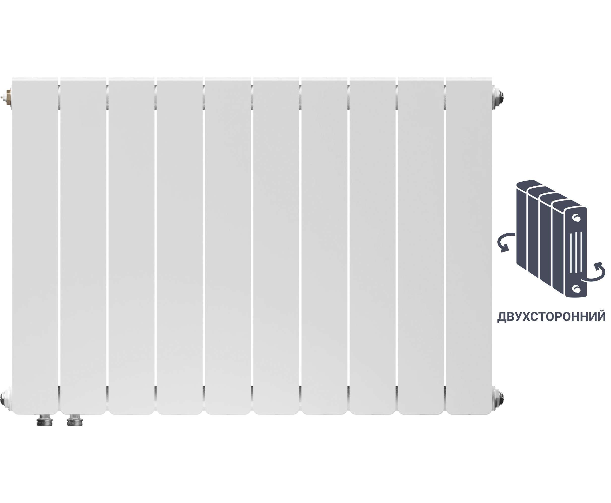 Изображение товара Радиатор биметаллический EQUATION 500/90 10 секций