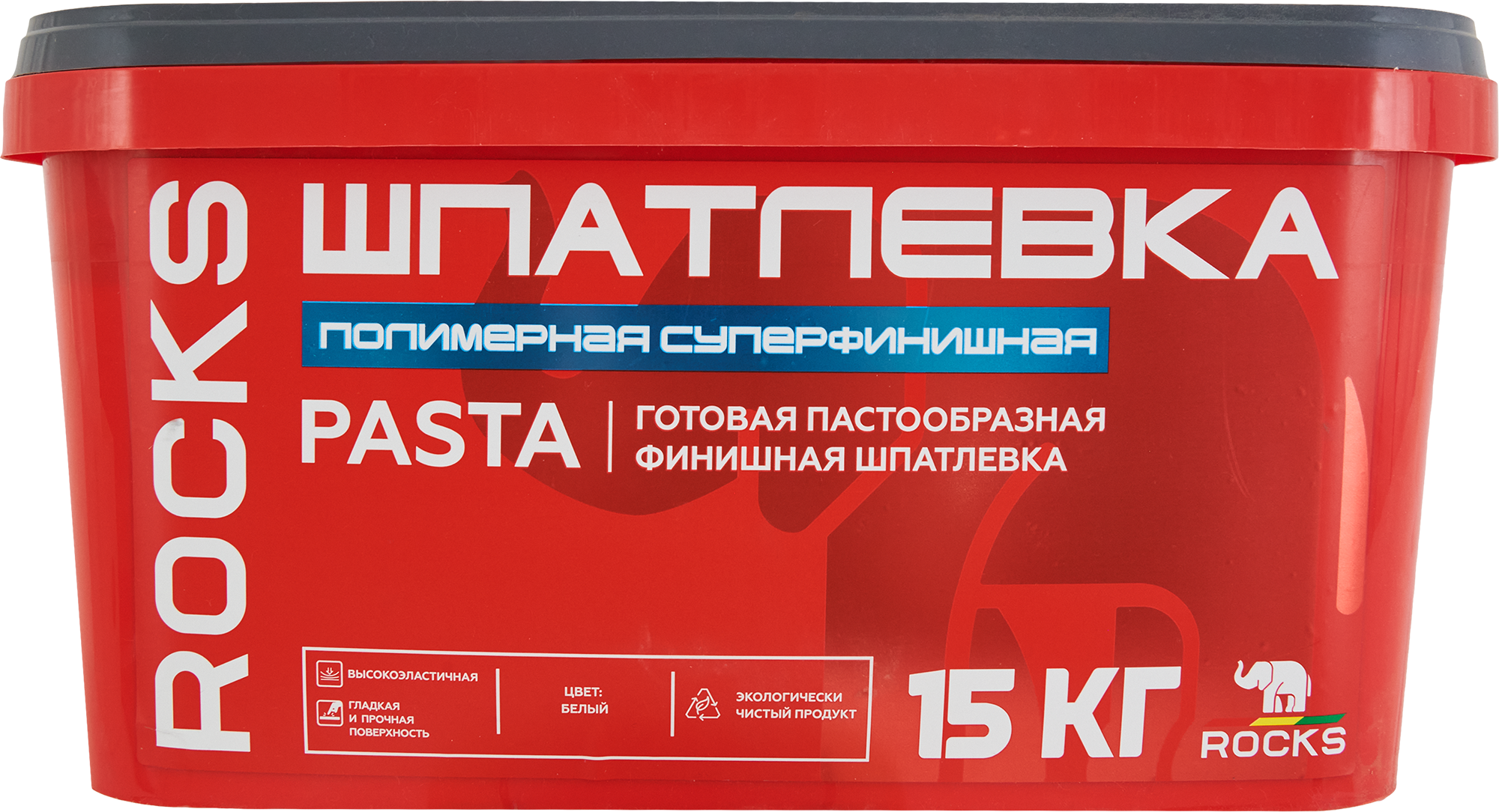 Изображение товара Шпатлевка полимерная суперфинишная ROCKS PASTA 15 кг