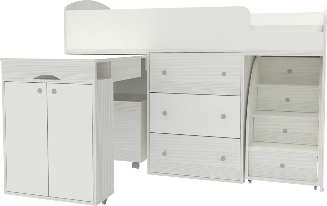 Изображение товара Кровать Кариви КИВи 184x113x84 см ЛДСП цвет светлое дерево 00004-04-33-00