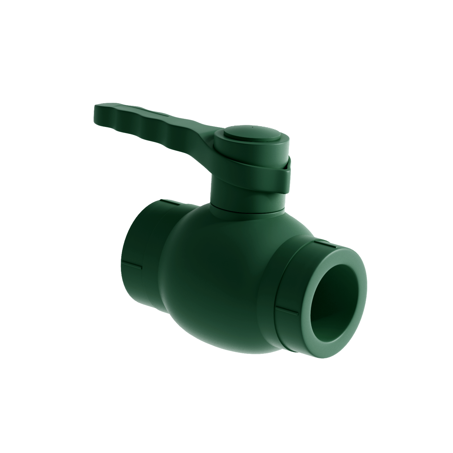 Изображение товара Кран шаровый противопожарный Blockfire Ø25 мм полипропилен цвет зеленый