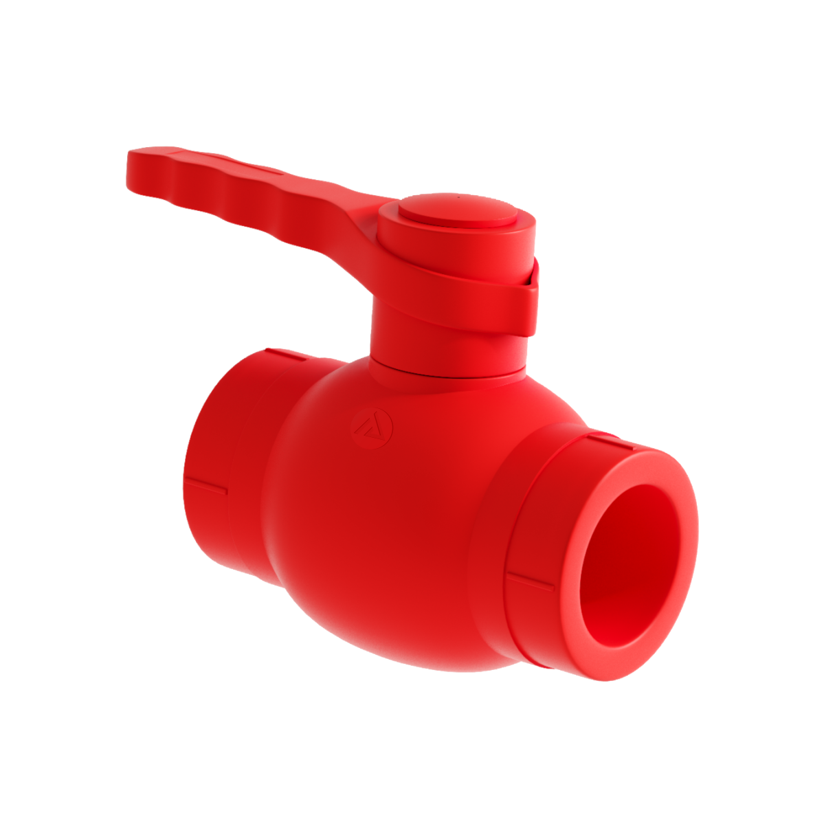 Изображение товара Кран шаровой противопожарный Blockfire Ø32 мм из полипропилена с рычагом