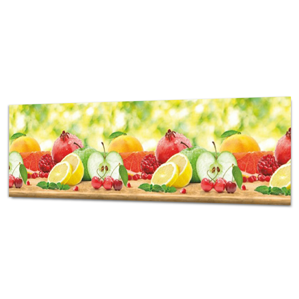 Изображение товара Стеновая панель глянцевая Фартукофф Фрукты 200x60x0.15 см ПВХ цвет разноцветный