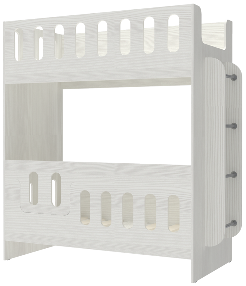 Изображение товара Кровать Кариви Сказочный Домик 178.20x191.40x83.60 см ЛДСП цвет светлое дерево