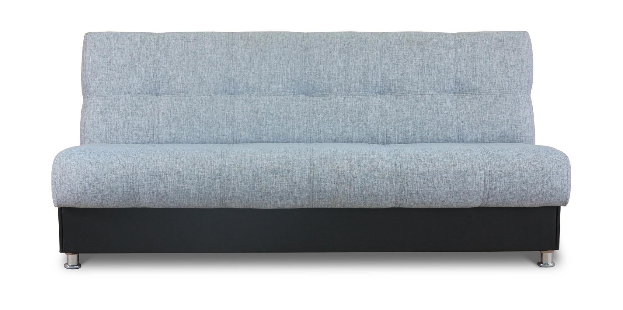 Изображение товара Диван Шарм-Дизайн БП 1109201096 с бельевым ящиком и механизмом книжка серый