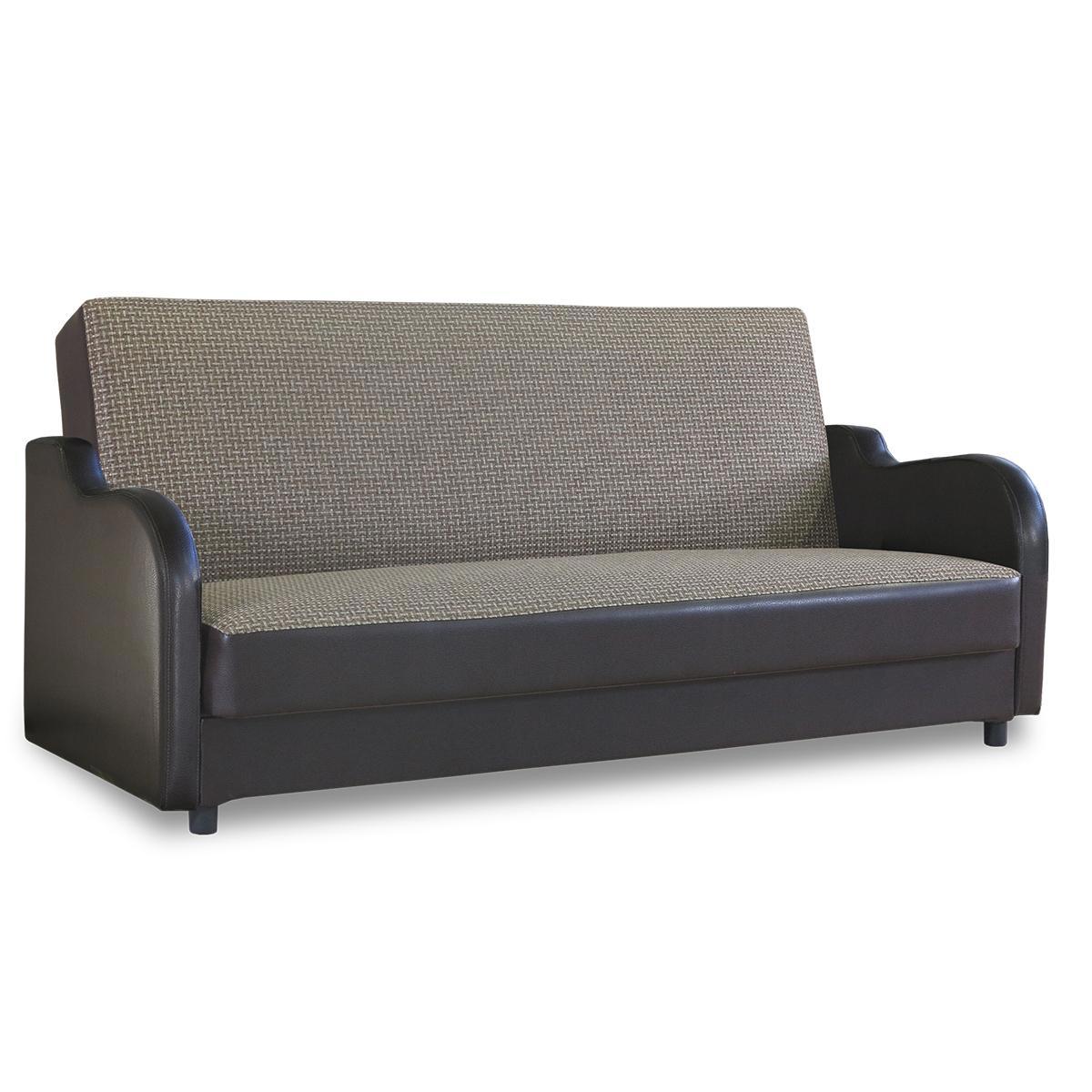 Изображение товара Диван Шарм-Дизайн Классика В 1109201081 203x102x102 см рогожка цвет коричневый