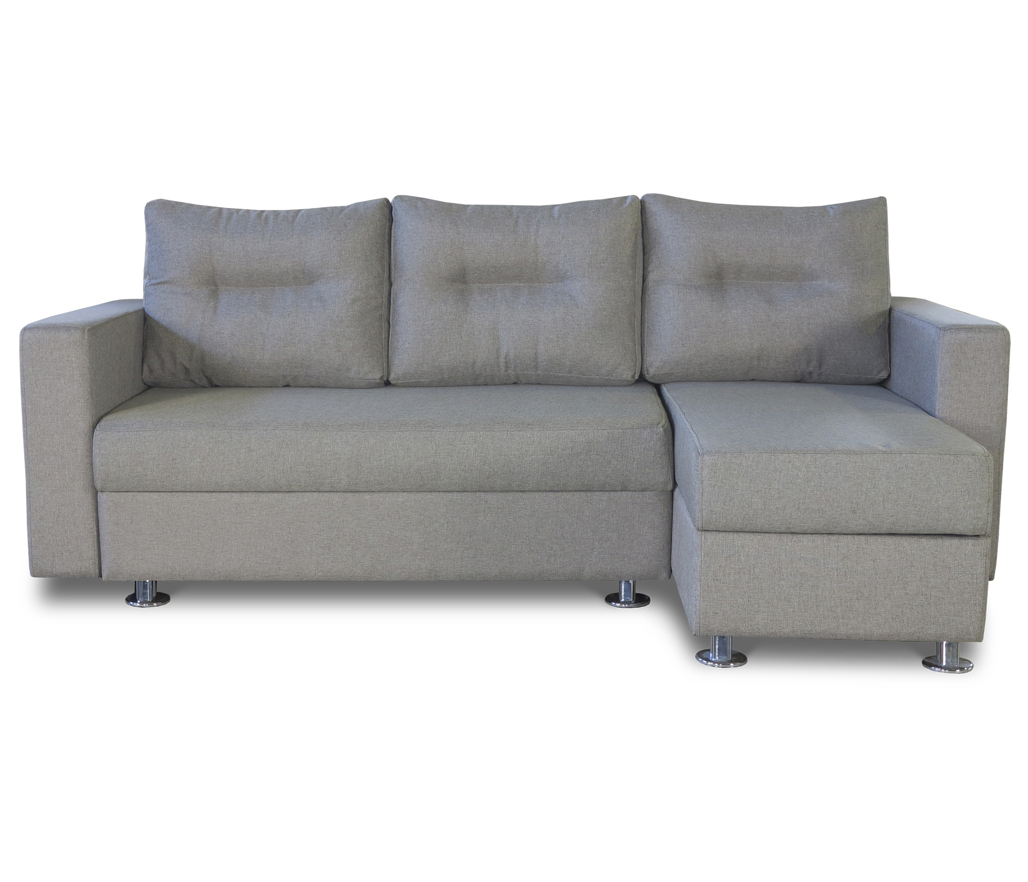 Изображение товара Диван угловой Шарм-Дизайн Ария 11122126 коричневый мебель из рогожки Россия