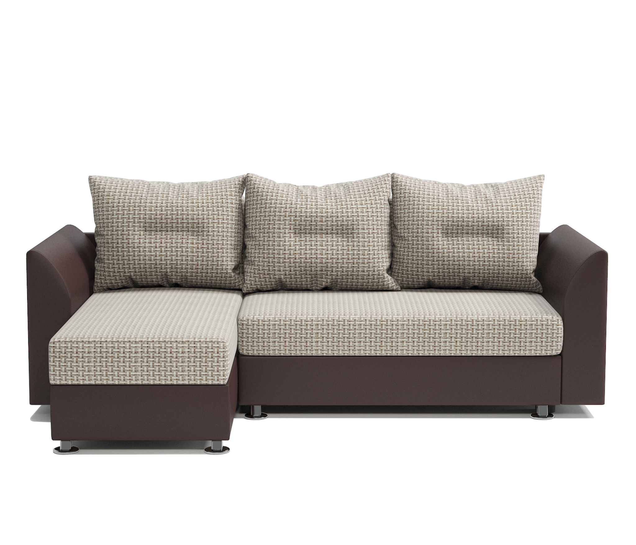 Изображение товара Диван Шарм-Дизайн Ария Скала 190422135 225x78x150 см рогожка цвет бежевый