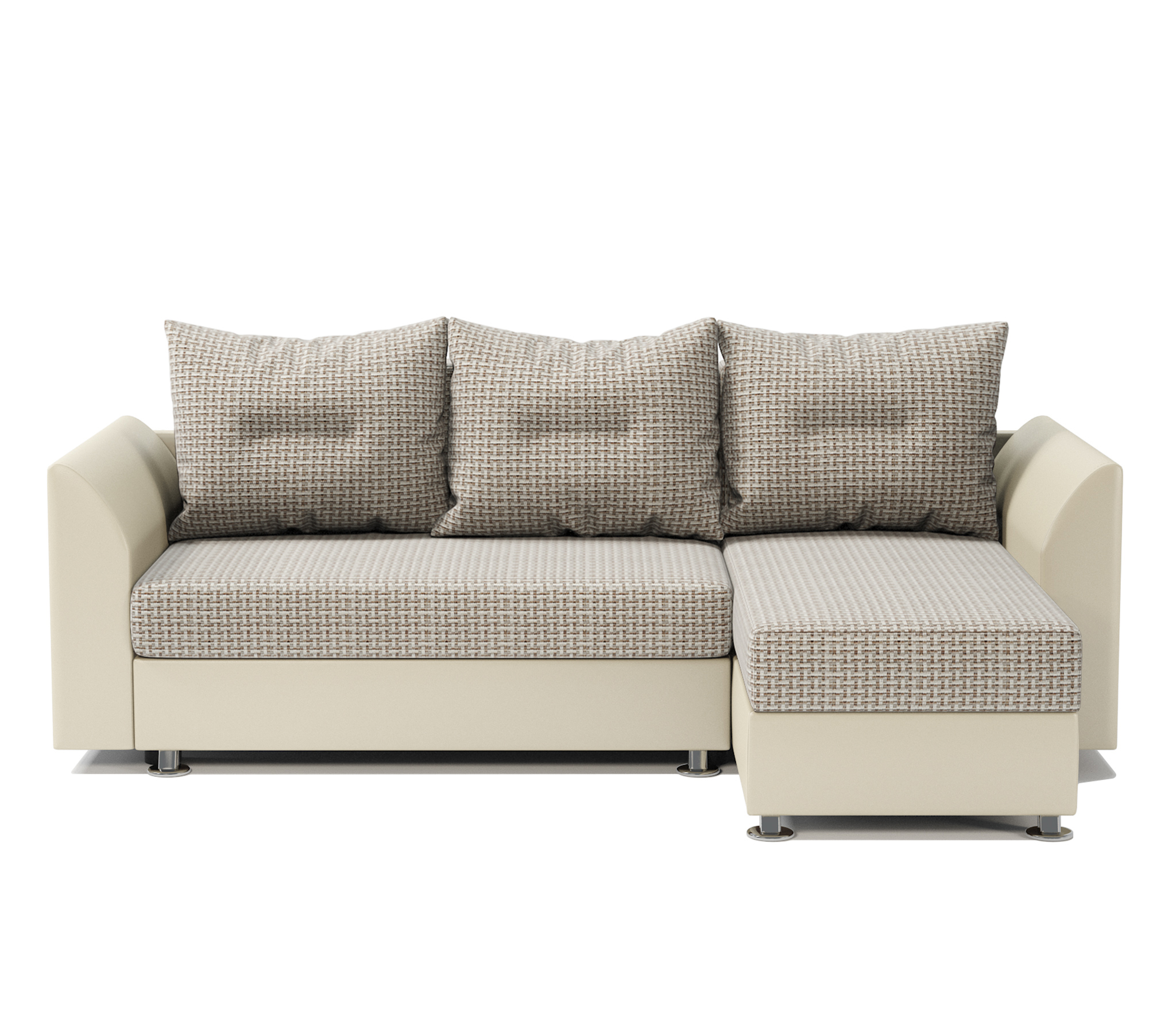 Изображение товара Диван Шарм-Дизайн Ария Скала 190422126 225x78x150 см рогожка цвет бежевый