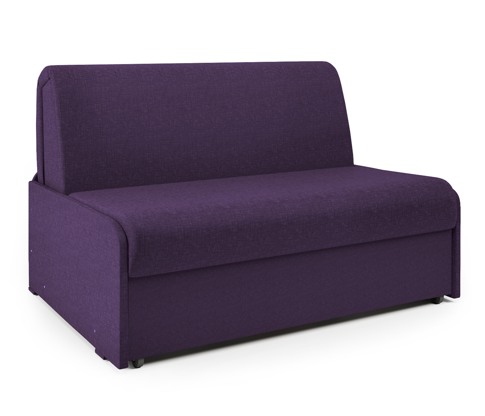 Изображение товара Диван Шарм-Дизайн Коломбо БП 33070493 126x95x110 см рогожка цвет фиолетовый