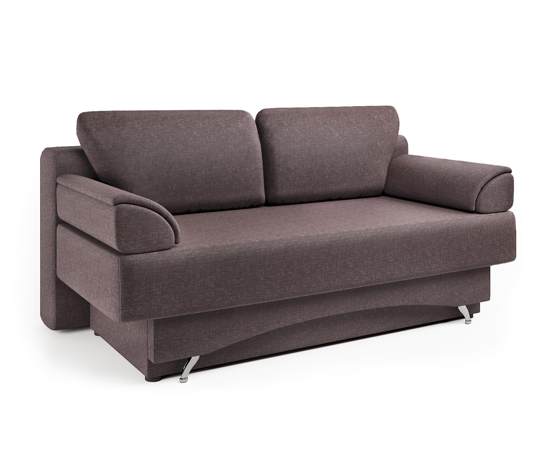 Изображение товара Диван Шарм-Дизайн Евро 2506004 190x69x87 см коричневый рогожка