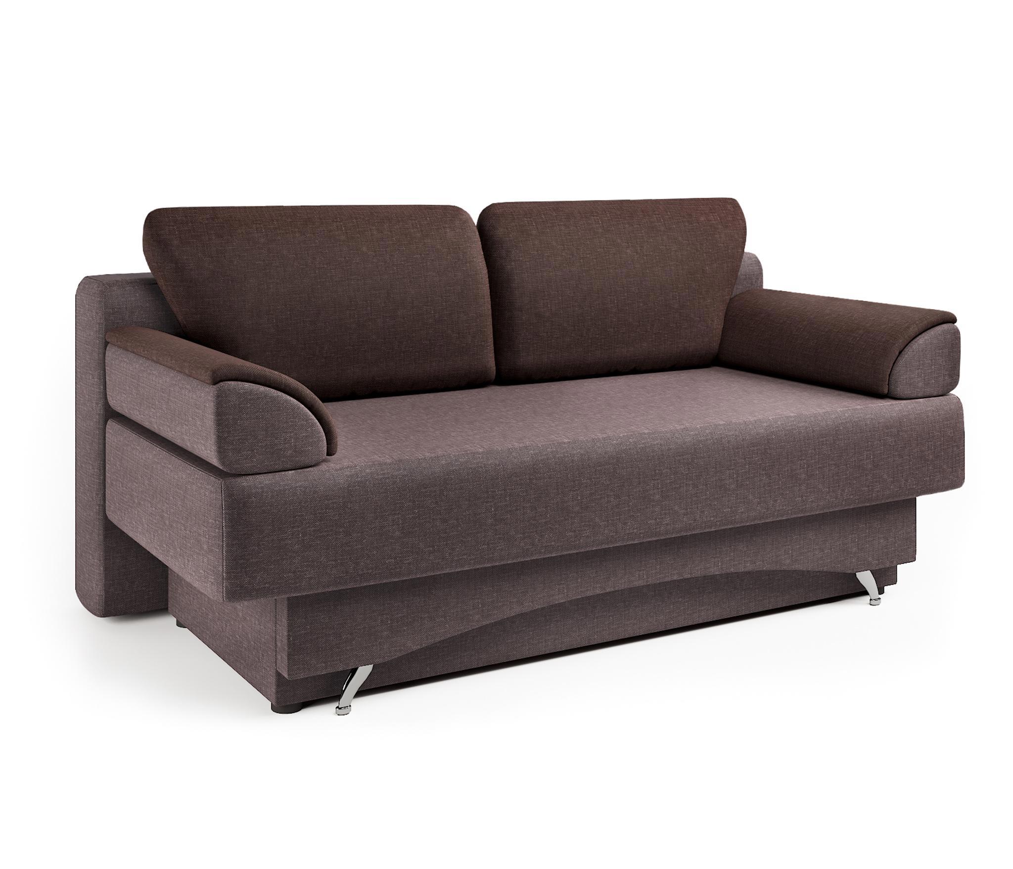 Изображение товара Диван Шарм-Дизайн Евро 2506016 раскладной 190x79x97 см коричневый рогожка