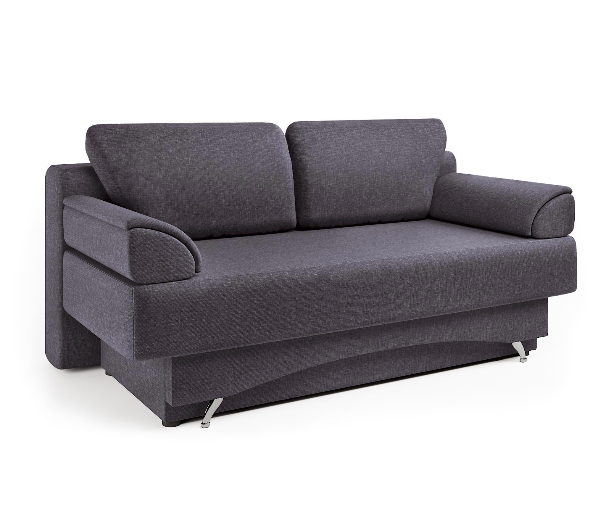 Изображение товара Диван Шарм-Дизайн Евро 2506012 190x79x97 см рогожка цвет серый