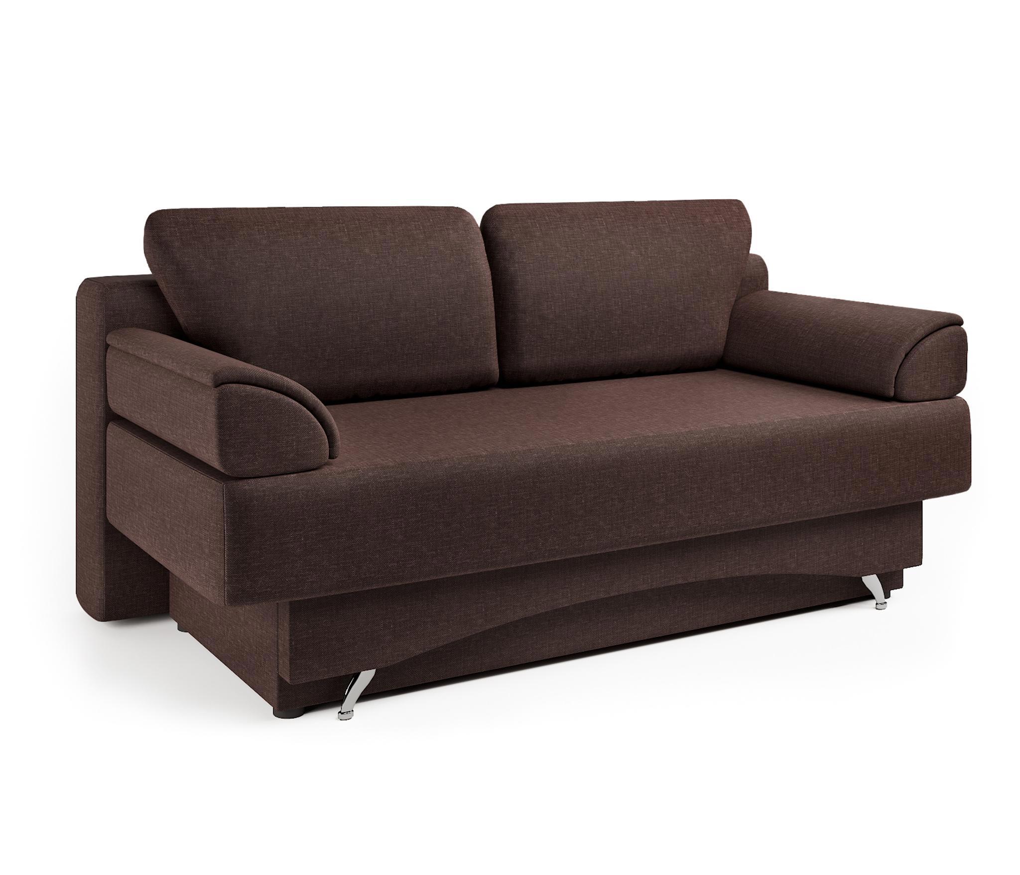 Изображение товара Диван Шарм-Дизайн Евро 2506010 190x79x97 см рогожка цвет коричневый