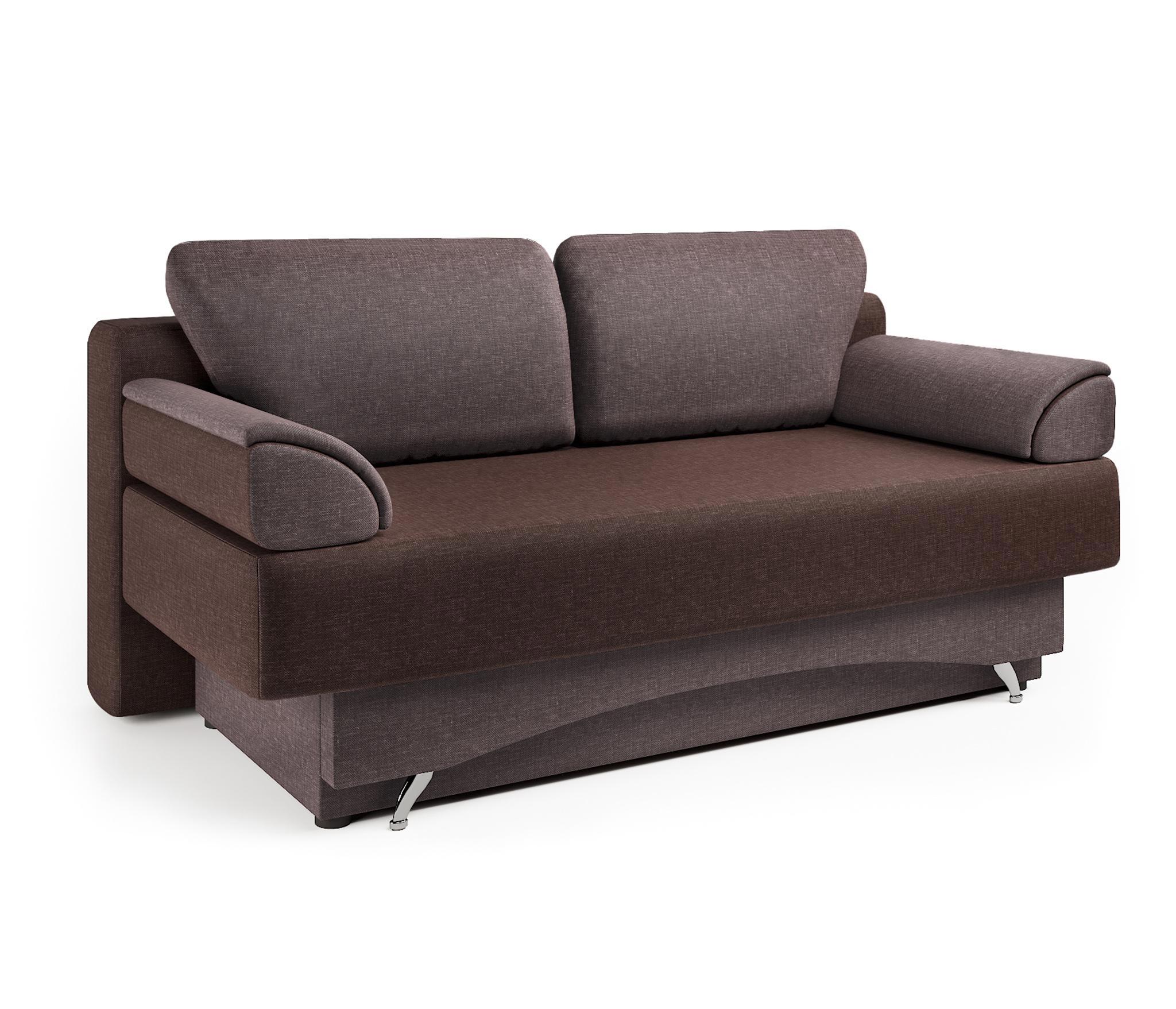 Изображение товара Диван Шарм-Дизайн Евро 2506017 190x79x97 см рогожка цвет коричневый