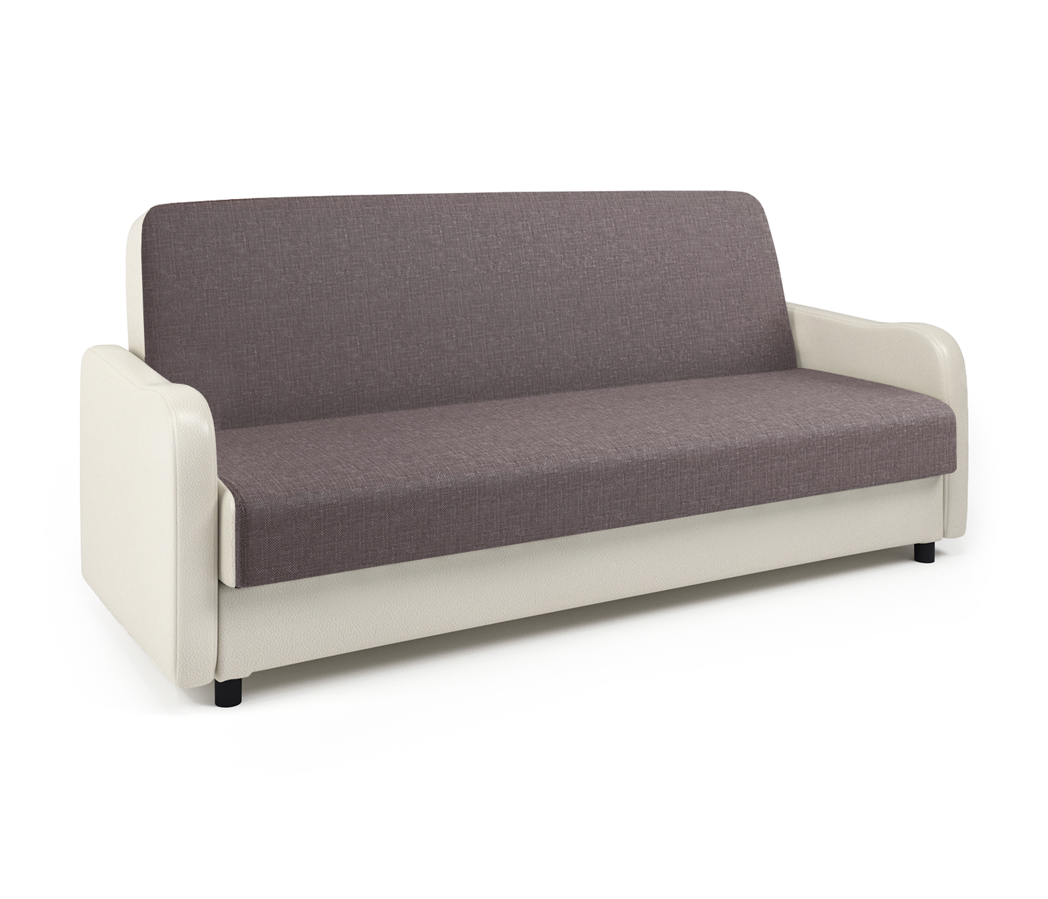 Изображение товара Диван раскладной Шарм-Дизайн Лига М 903021052 204x93 см рогожка коричневый