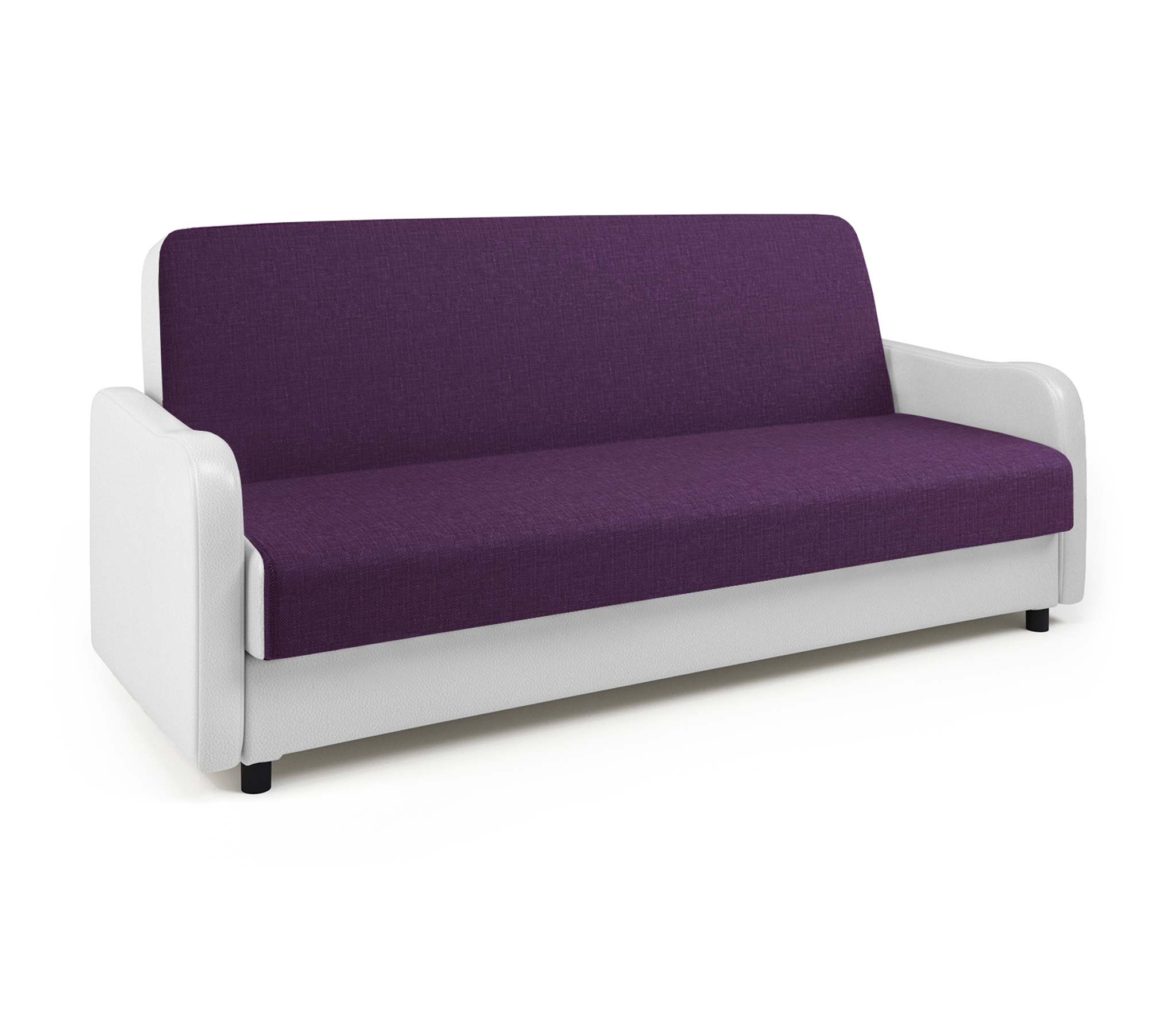 Изображение товара Диван Шарм-Дизайн Лига М 903021058 204x89x93 см рогожка цвет фиолетовый