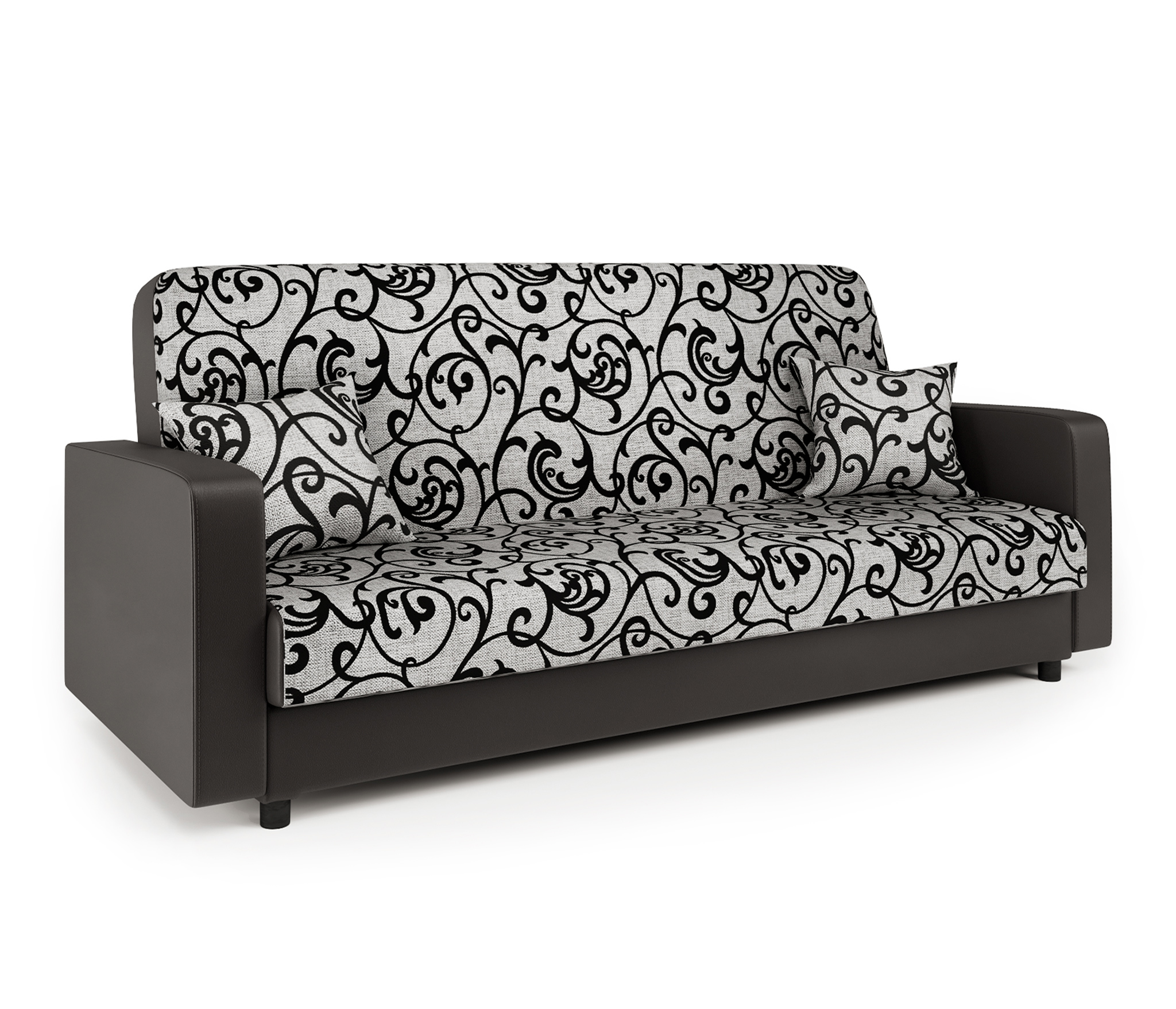 Изображение товара Диван Шарм-Дизайн Мелодия 33070588 215x90x90 см шенилл цвет коричневый